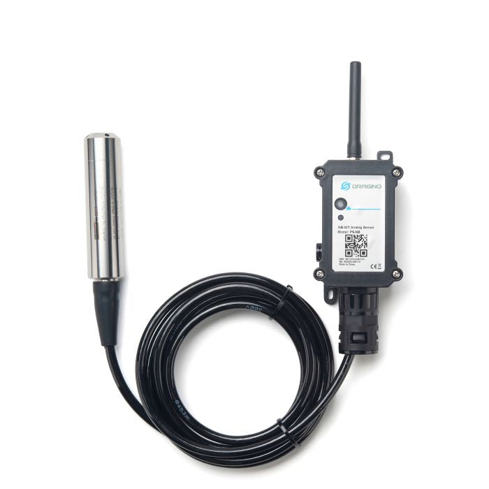 Dragino PS-NB-I20-GE NB-IoT analog sensor with submersible probe (20 m cable)