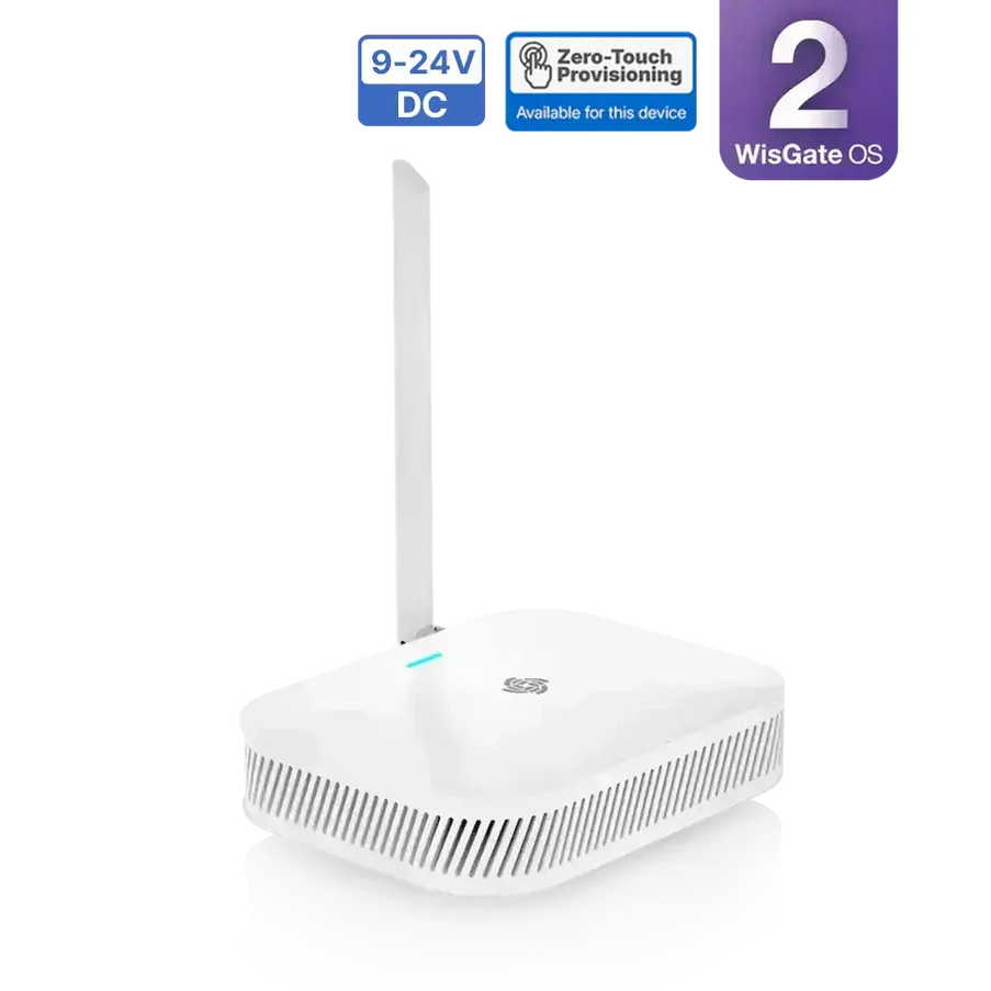 RAK7268V2 WisGate Edge Lite 2 LoRaWAN gateway with 9-24V DC power inpu