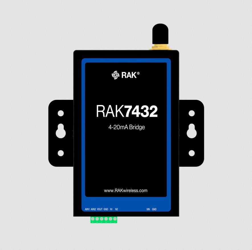 RAK7432 WisNode Bridge 4-20mA Analog-zu-Digital-LoRaWAN-Schnittstelle