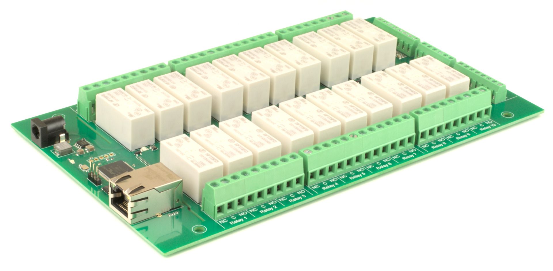 ETH1620 Ethernet Relaismodul mit integrierten Snubber-Schaltungen