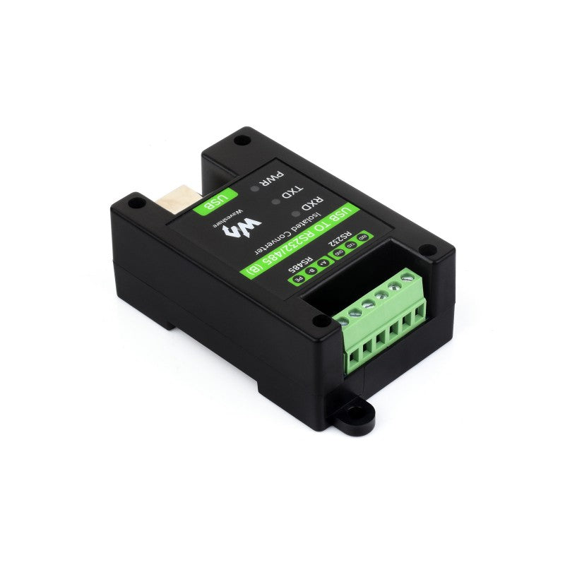 USB to RS232/RS485 converter wall & DIN rail mounting