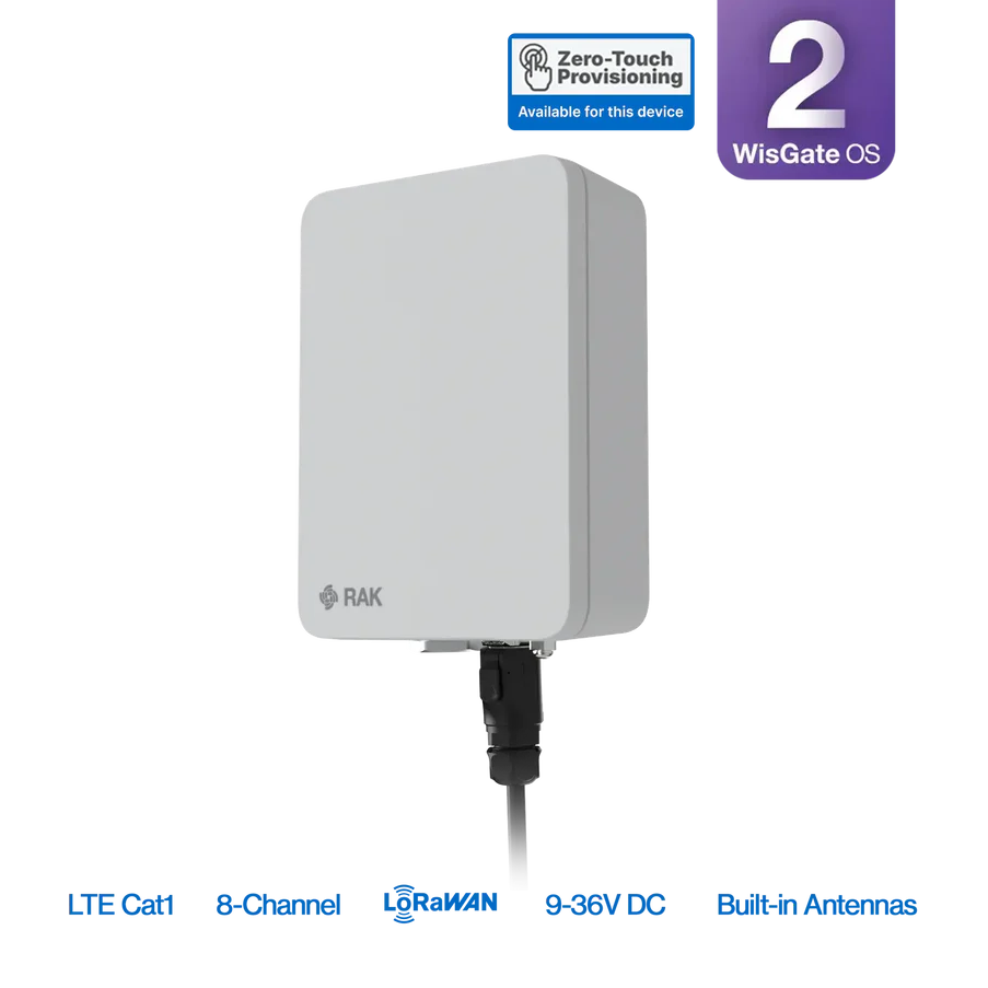Das RAK7267 WisGate Soho Pro ist ein kompaktes Outdoor-LoRaWAN-Gateway (IP67) mit LTE, WLAN & GPS, inkl. Anschluss und WisGate OS 2—ideal für IoT-Projekte und Smart-City-Pilotprojekte.