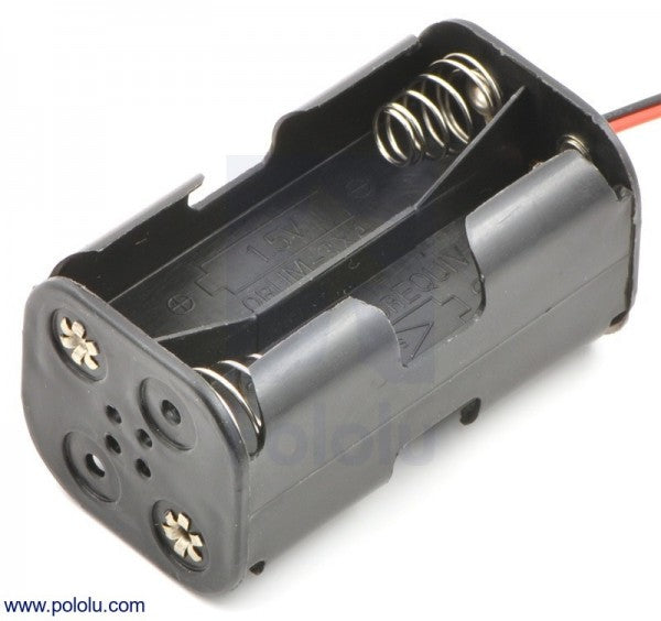 4-AA Battery Holder, Back-to-Back - Main Image