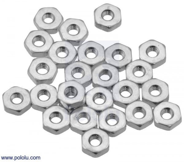 Aluminium Mini-Muttern 4-40, 10 Stück – Für Modellbau Und Kleinteile