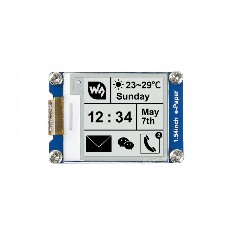 Waveshare 200x200, 1.54 inch E-Ink display module