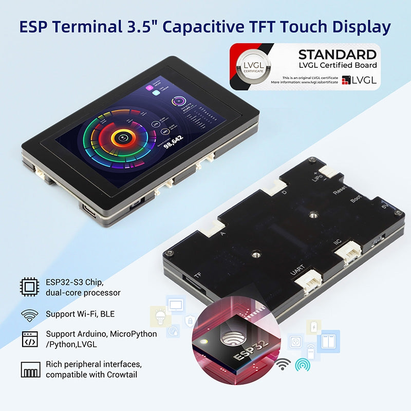 Exp Tech CrowPanel DLC35010R ESP32 Terminal 3.5