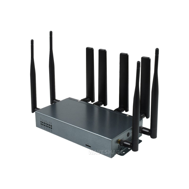 Waveshare RM520N-GL industrial 5G Router, wireless CPE, snapdragon X62, WiFi, Ethernet