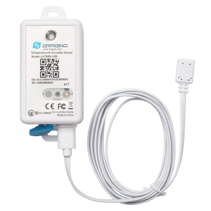 Dragino LHT65N-VIB-EU868 LoRaWAN vibration sensor