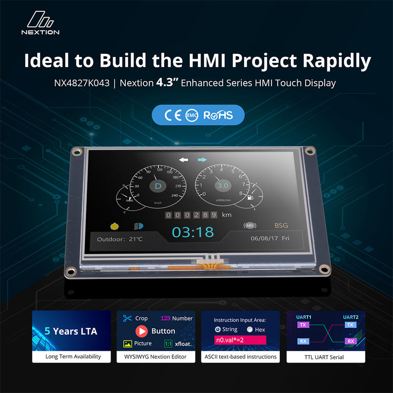 Buy Nextion displays ️ HMI touchscreens for Arduino