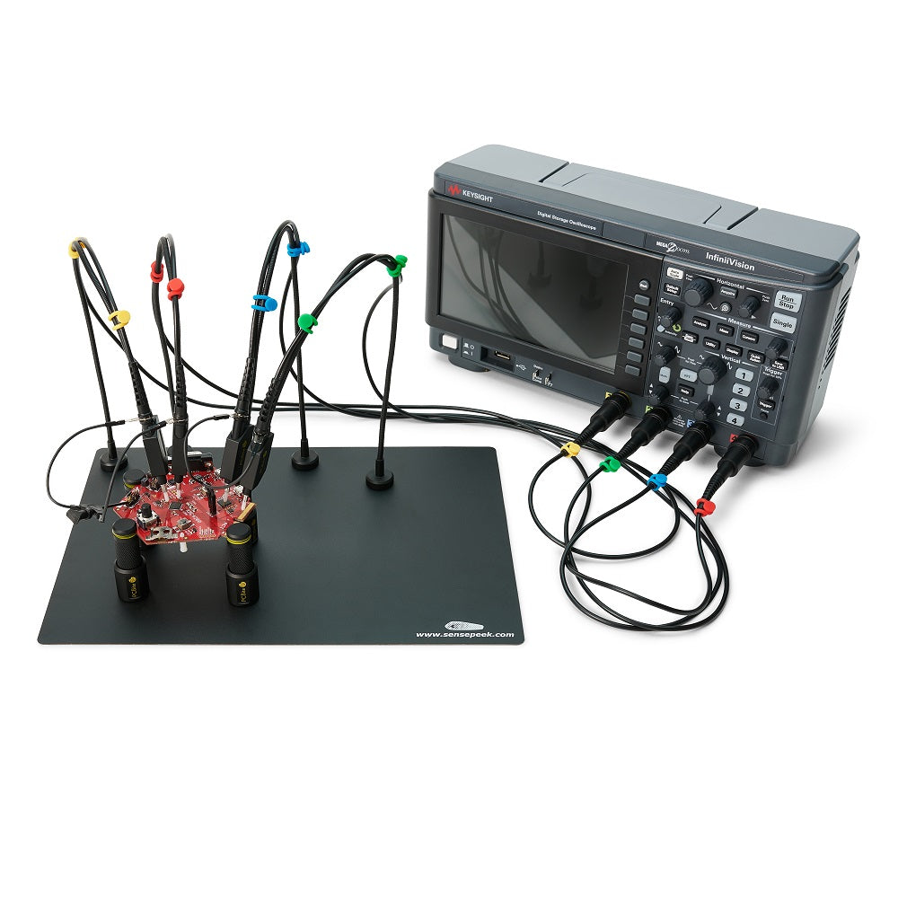 PCBite kit with 2x SQ350 350 MHz handsfree oscilloscope probes