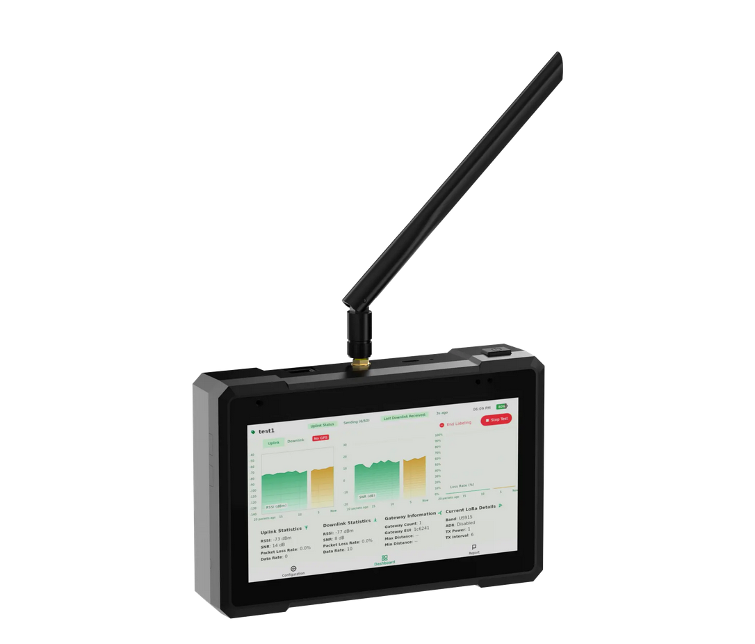 RAK7590 WisGate Field Tester Pad: Professionelles LoRaWAN-Feldmessgerät mit Uplink/Downlink-Analyse (EU868)