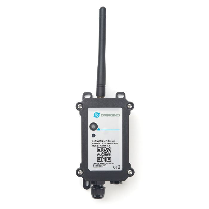 Dragino RS485-LB-EU868-M12 Wasserdichter RS485/UART-zu-LoRaWAN-Konverter