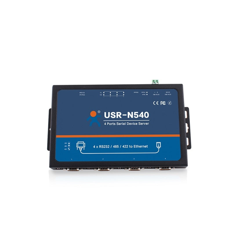 USR-N540 H7 Industrieller 4-Port RS232/RS422/RS485 zu Ethernet Konverter