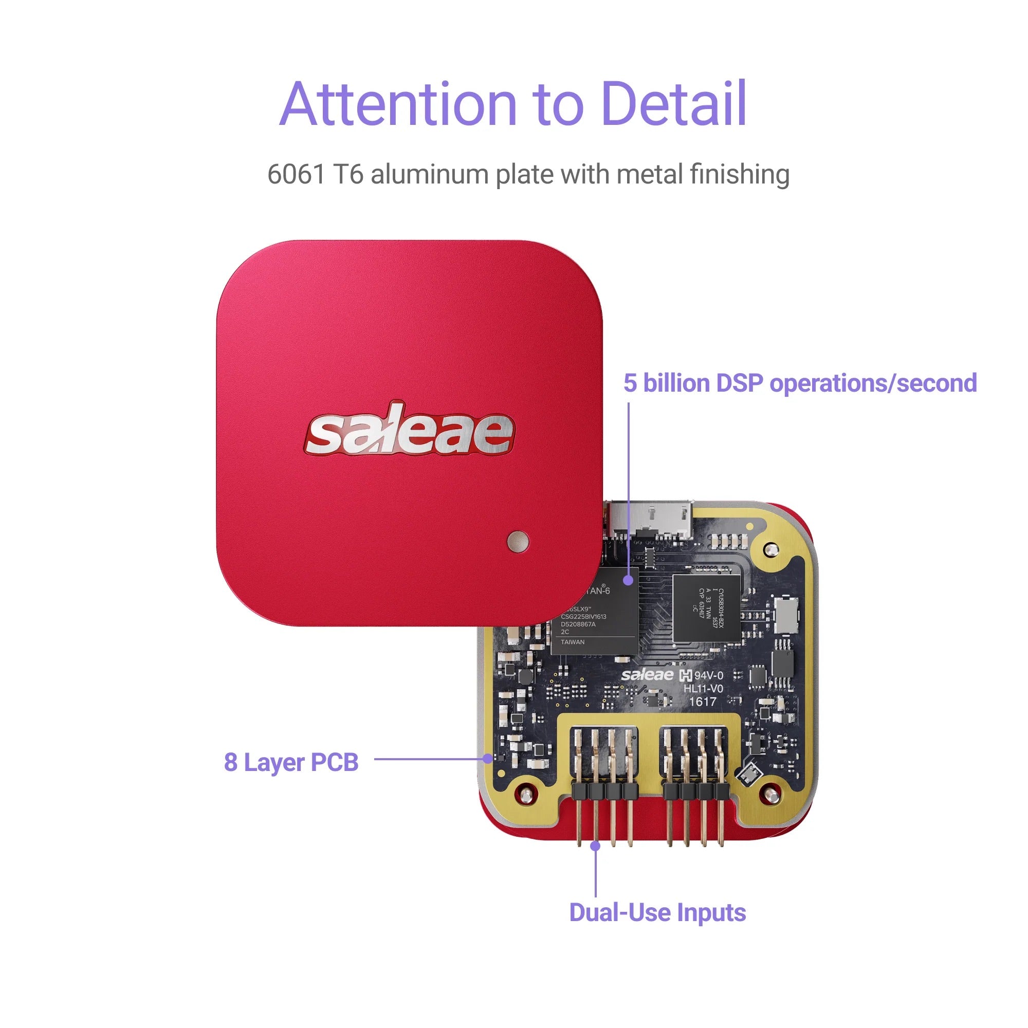 Saleae Logic 8 - USB Logic Analyzer - Red