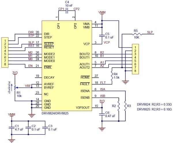 Single Schrittmotor Stepper Control Board A4988 - HDRWPT Single Schrittmotor Stepper Control Board A4988 - HDRWPT