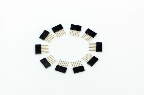 Pin 6 Header Arduino Arduino Stackable Header - 6 Pin 10-Pack