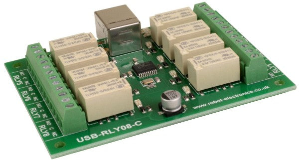USB-RLY08-C - 8 Channel Relay Module